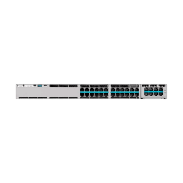 Cisco Catalyst C9300X-24HX Multigig switch front view and hardware ports
