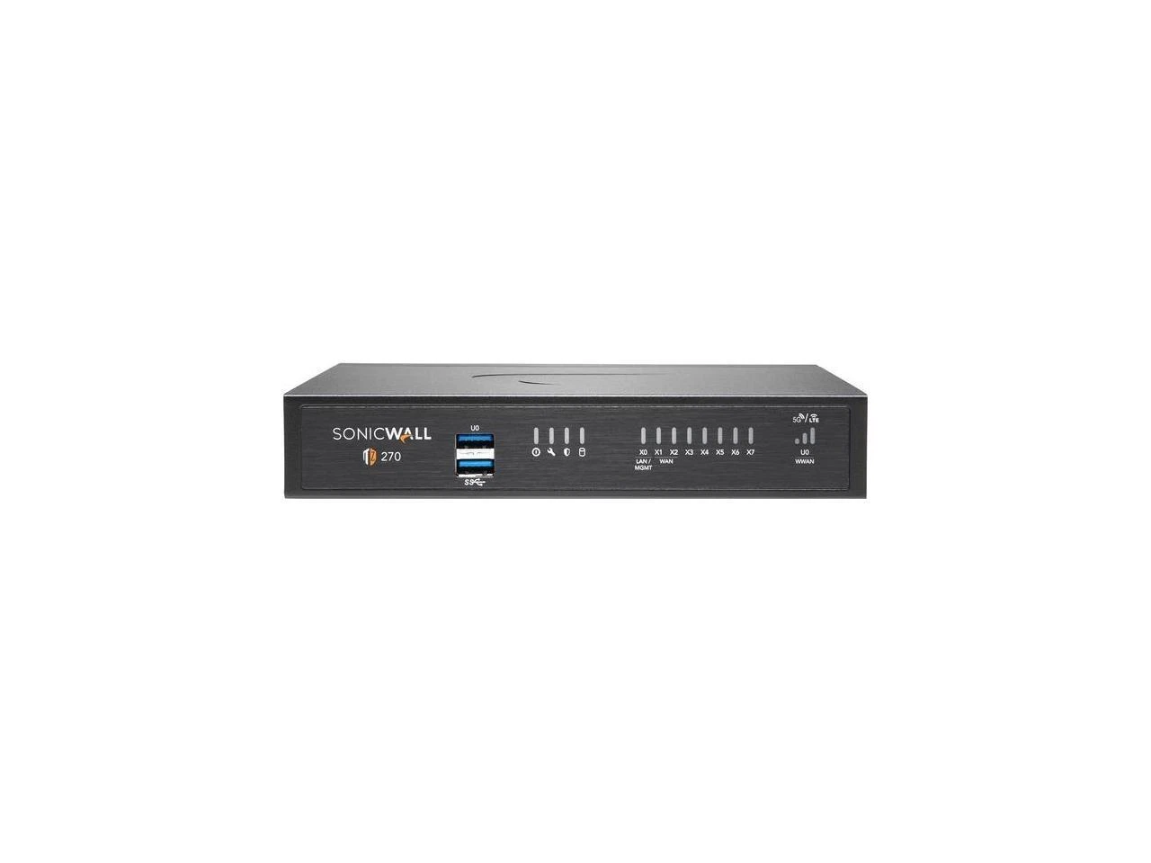 SonicWall TZ270 Secure Upgrade Plus Advanced Edition 2-Year firewall front view