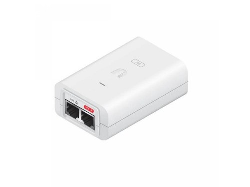 The Ubiquiti POE-24V-24W-G-WH provides a high-output, reliable power alternative for standalone network expansions and outdoor wireless links. For individual deployments or small-scale setups, deploying a large PoE network switch can be unnecessarily expensive. This compact standalone injector bridges that gap, allowing you to safely push 24V DC power and high-speed data down a standard copper cable to devices mounted high on roofs, towers, or utility poles far away from a physical AC outlet.Full Gigabit Performance and Zero BottlenecksProtect your local network data from performance drops and lag. Unlike standard fast-ethernet injectors, the POE-24V-24W-G-WH is engineered with dedicated Gigabit lanes that fully support 10/100/1000 Mbps data transfer speeds. It passes complex data packets through the injector cleanly and with zero signal degradation, maintaining low latency and maximum bandwidth capacity for high-capacity backhauls and modern client links.Stable 24W Power for High-Draw Passive HardwarePower your outdoor equipment with absolute peace of mind. Delivering up to 24 watts of continuous power at 1.0A, this adapter handles the heavy operating loads of widespread passive devices. It guarantees your remote radios and access points remain completely functional without encountering random power drop-offs, unexpected network disconnects, or sudden system reboots during peak heavy-traffic periods.Industrial-Grade Device Protection & Surge DefenseGuard your network endpoints from unexpected environmental electrical hazards. This official Ubiquiti adapter features advanced protective circuitry, including comprehensive surge defense, maximum clamping protection, and earth grounding via the AC power cord. It intercepts sudden atmospheric voltage spikes and neutralizes dangerous electrostatic discharge (ESD) cycles before they can travel down the copper wire to destroy your sensitive hardware chips.Technical Specifications:Product Code: POE-24V-24W-G-WHColor: WhiteOutput Voltage: 24V DC at 1.0AMaximum Power Output: 24 WattsData Interface Ports: 1 x RJ45 Gigabit LAN Input, 1 x RJ45 Gigabit Passive PoE OutputData Speed Support: 10/100/1000 Mbps Gigabit EthernetInput Voltage: 100-240V AC at 50/60HzPoE Type: Passive PoE (Pins 4, 5+ and Pins 7, 8-)Protection Features: Surge protection, clamping protection, maximum surge discharge, and earth grounding