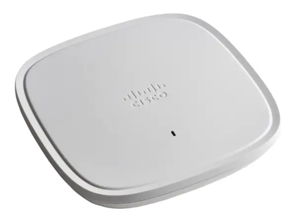 Cisco Catalyst C9115AXI Wi-Fi 6 Access Point Enterprise Wireless AP 4x4 MU-MIMO Multigigabit Port Low-Profile Ceiling Mount Front View