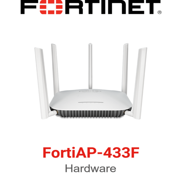 Fortinet FortiAP 433F-E Enterprise Outdoor Wi-Fi 6 Access Point External Antennas IP67 Enclosure Wall Mount Front View
