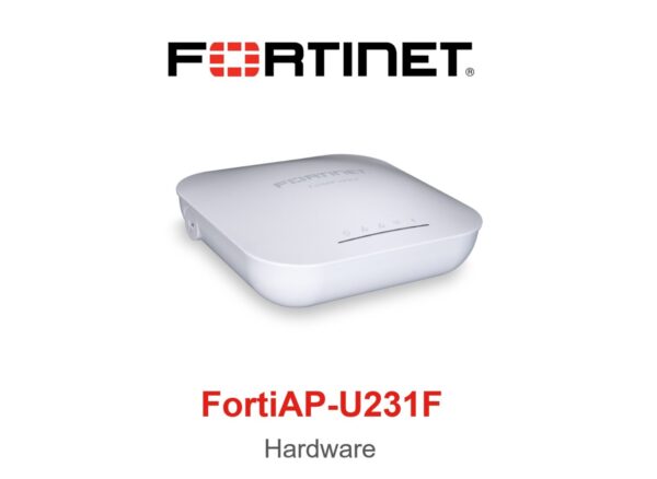Fortinet FortiAP U231F-E Enterprise Tri-Radio Wi-Fi 6 Universal Access Point Internal Antennas Ceiling Mount Front View