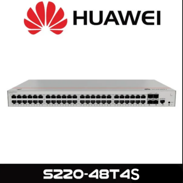 Huawei S220-48T4S 48 Port Managed Gigabit Switch Front Panel View