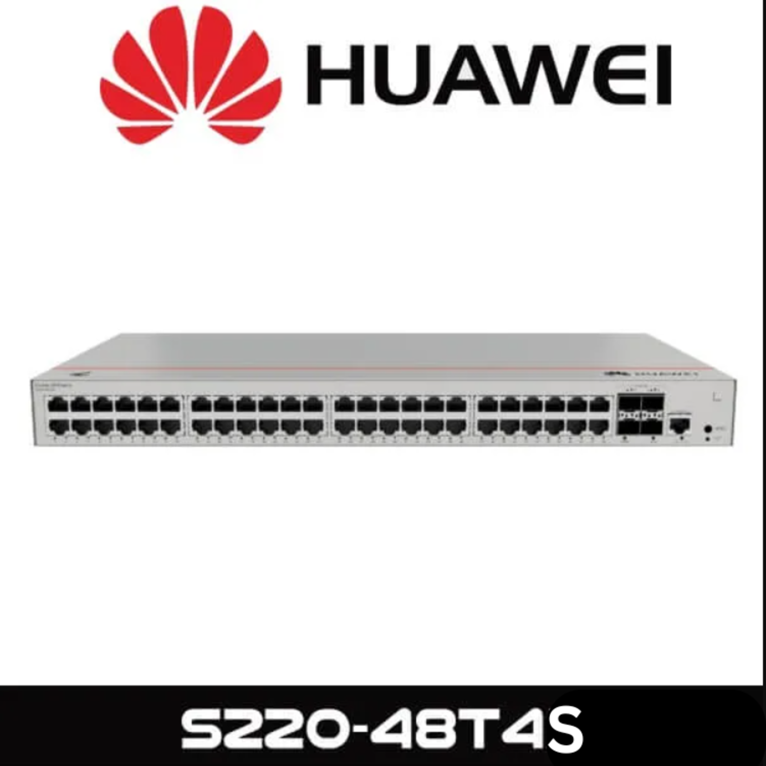 Huawei S220-48T4S 48 Port Managed Gigabit Switch Front Panel View