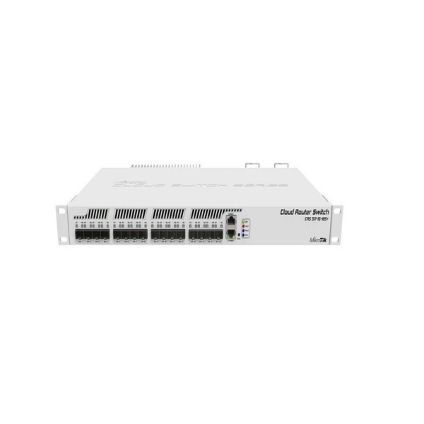 MikroTik Cloud Router Switch CRS317-1G-16S plus RM 16 Port 10G SFP Plus Switch Front Interface Panel Layout