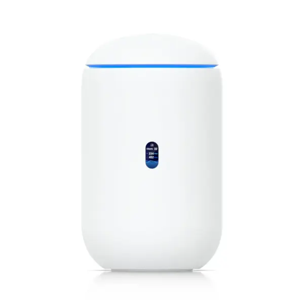 Ubiquiti UniFi Dream Router 7 UDR7 Compact Tri-Band Wi-Fi 7 Cloud Gateway Desktop Enclosure Front View